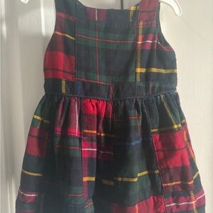 Ralph Lauren Blue and Red Pleated